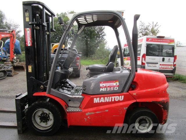 Manitou MI35D ZINKENVERSTELLER + Seitenschieber + Duplex-F Wózki Diesla