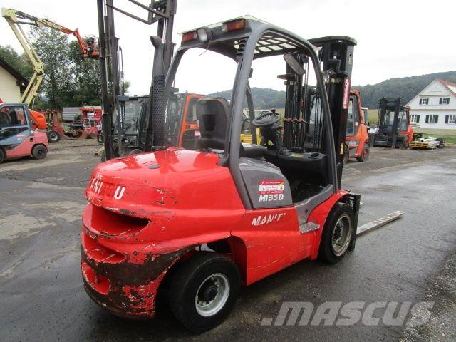 Manitou MI35D ZINKENVERSTELLER + Seitenschieber + Duplex-F Wózki Diesla