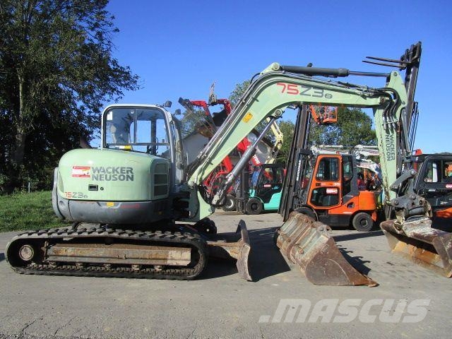 Neuson 75Z3 - 7,7 Ton. - Powertilt + hydraul. Schnellwech Minibagger < 7t