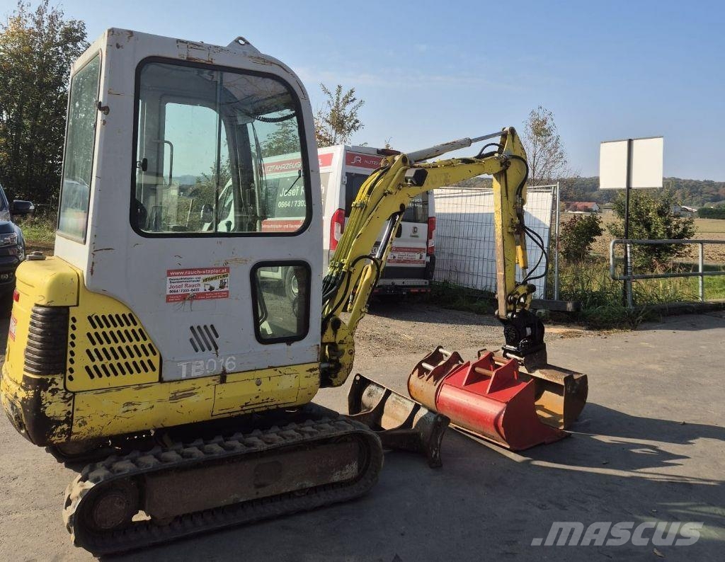 Takeuchi TB 016 - neuer POWERTILT + 3 Stk. Löffel Mini ekskavatori < 7 t