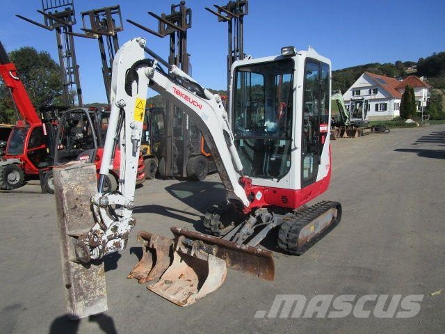 Takeuchi TB 216 - POWERTILT + hydraul. Schnellwechsler + 3  Minibagger < 7t