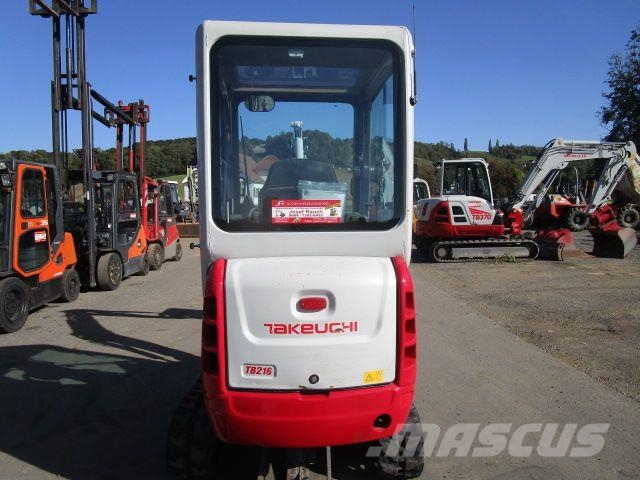 Takeuchi TB 216 - POWERTILT + hydraul. Schnellwechsler + 3  Minibagger < 7t