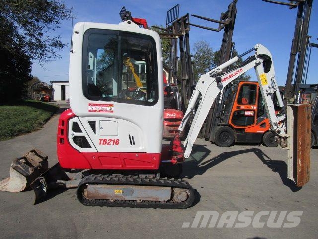 Takeuchi TB 216 - POWERTILT + hydraul. Schnellwechsler + 3  Minibagger < 7t