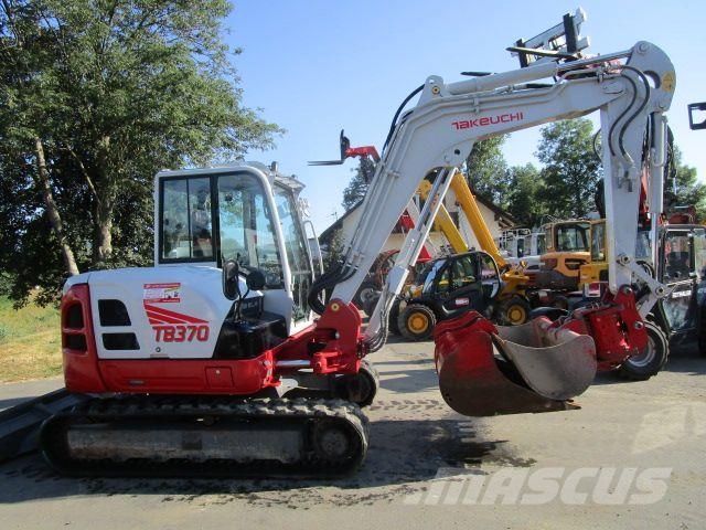 Takeuchi TB 370 - Powertilt + Schnellwechsler-Klima-3 Löffe 小型挖土機/掘鑿機<7t(小型挖掘機)