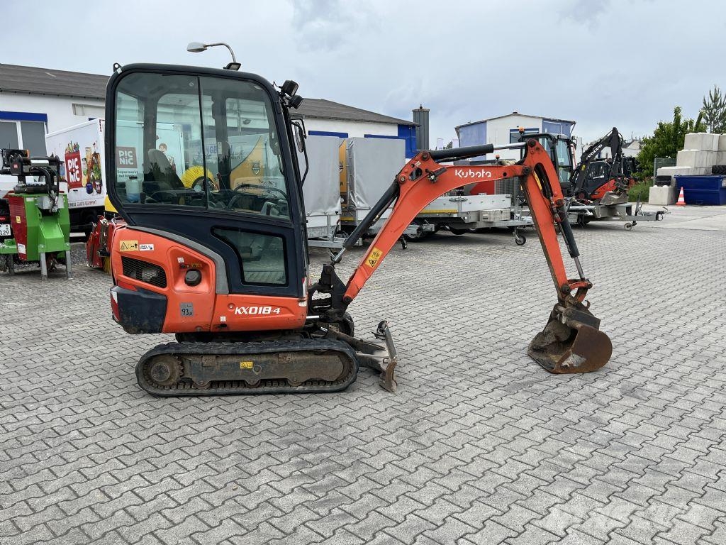 Kubota KX018 Minigraafmachines < 7t