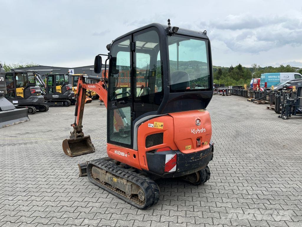 Kubota KX018 Minigraafmachines < 7t