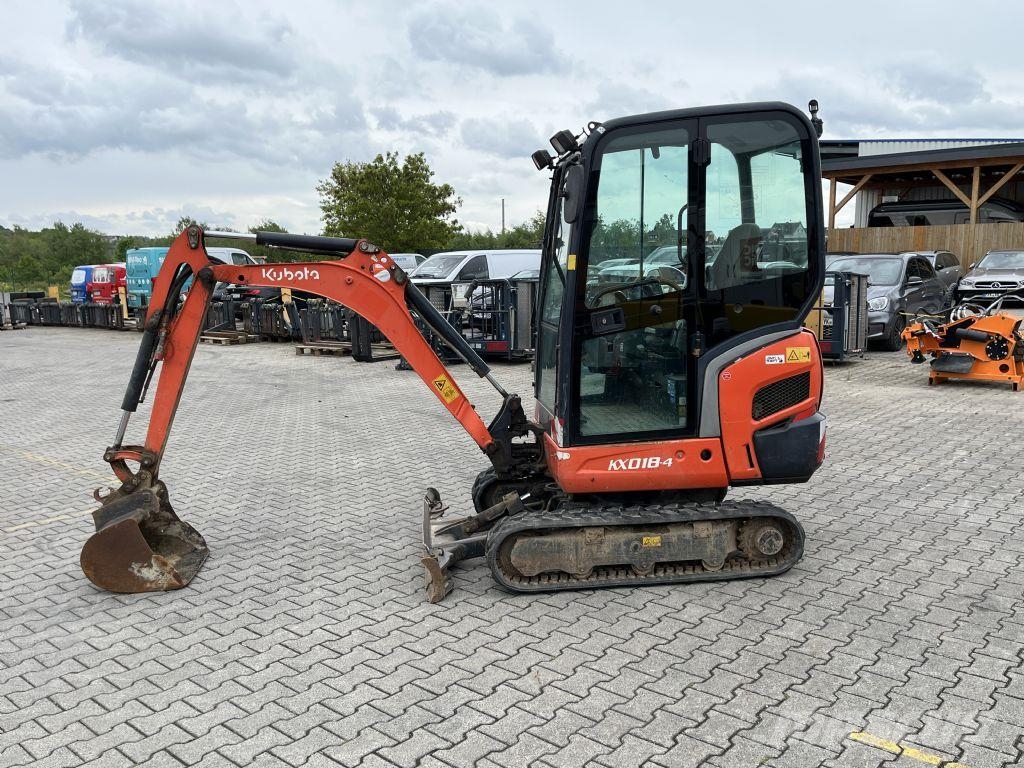 Kubota KX018 Minigraafmachines < 7t