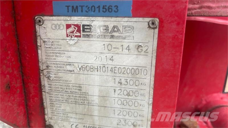 Bigab 10-14 مقطورات قلابة