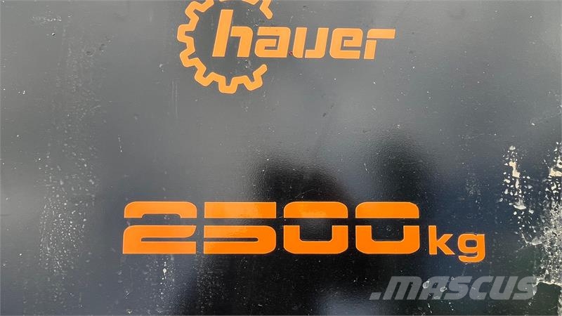 Hauer 2500 kg frontvægt Zavorre anteriori