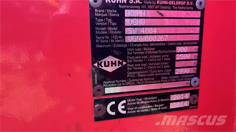 Kuhn sw  4004 SW 4004 Envolvedoras