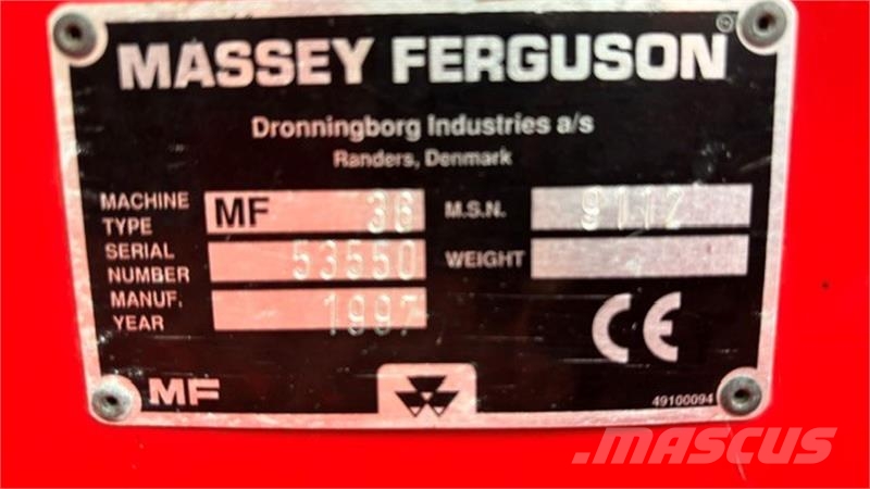 Massey Ferguson 36 DV2 Kombajni