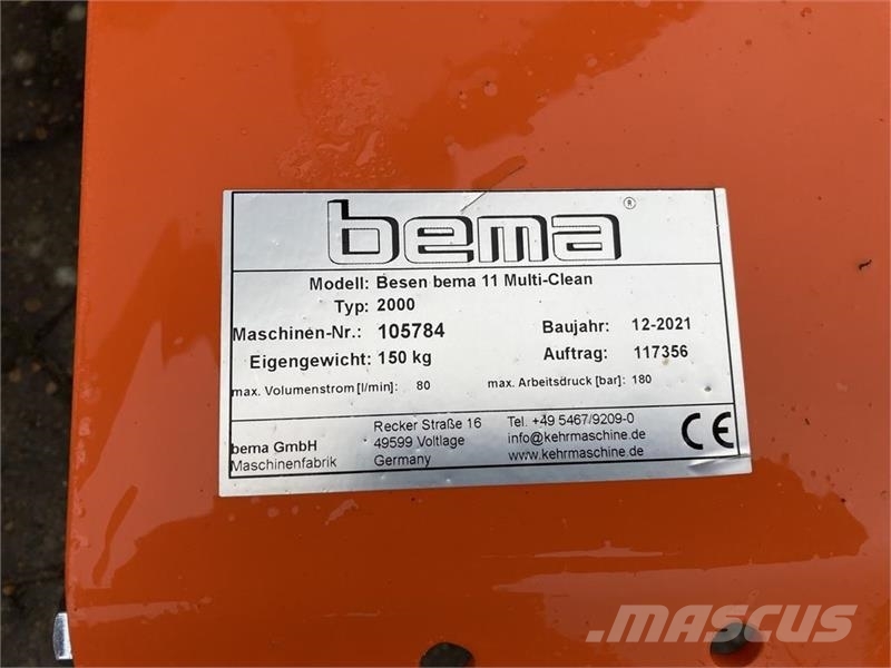 Bema 2000 Bema Multi Clean 11 kpst for pallegafler Övriga traktortillbehör