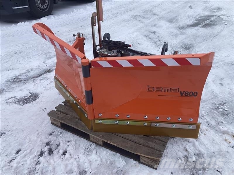 Bema V800 Sneplov Ophæng for Weidemann med hy.koblinger Sniježne daske i plugovi