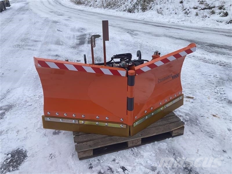 Bema V800 Sneplov Ophæng for Weidemann med hy.koblinger Sniježne daske i plugovi