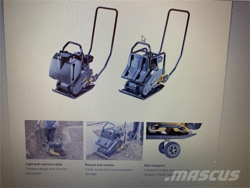 Bomag BP 12/40 Kan udstyres med vandtank og spredebom دكاكات أفقية
