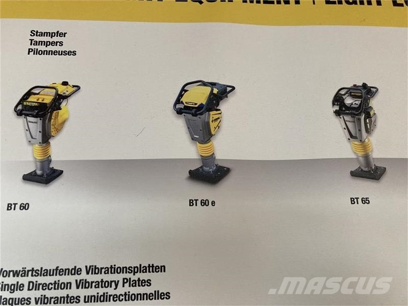 Bomag BT 60E Elstamper/jordloppe med batteripakke og lad Stampfer