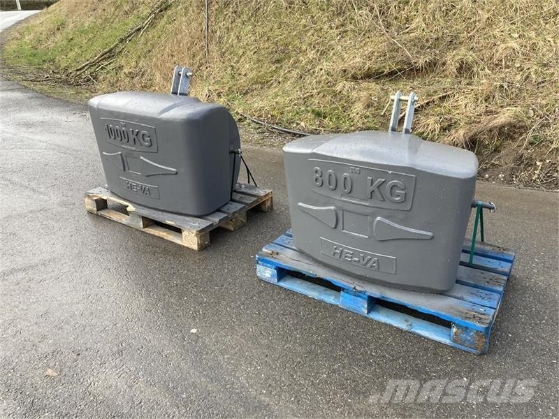 He-Va 800 kg og 1000 kg Аксесоари за челни товарачи
