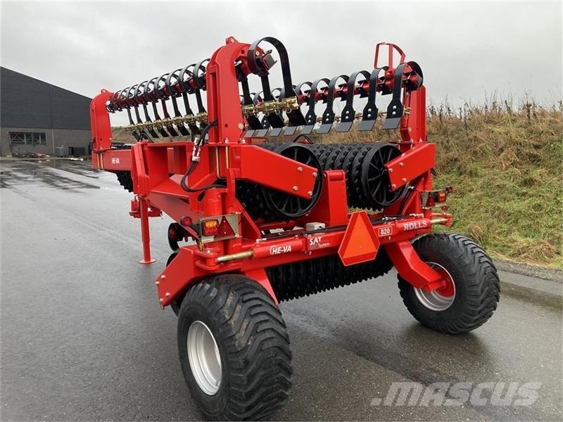 He-Va TIP ROLLER 8.20 m. Spring-Active-Transfer System - 滚笼耙