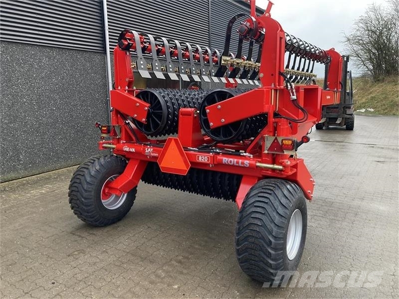 He-Va TIP ROLLER 8.20 m. Spring-Active-Transfer System - 滚笼耙