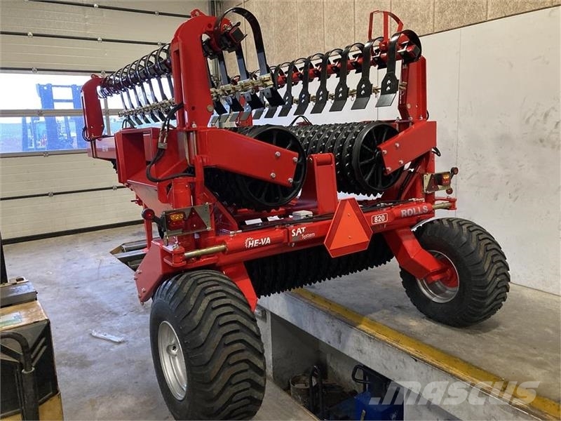 He-Va TIP ROLLER 8.20 m. Spring-Active-Transfer System - 滚笼耙