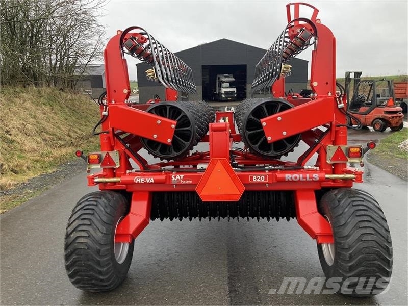 He-Va TIP ROLLER 8.20 m. Spring-Active-Transfer System - 滚笼耙