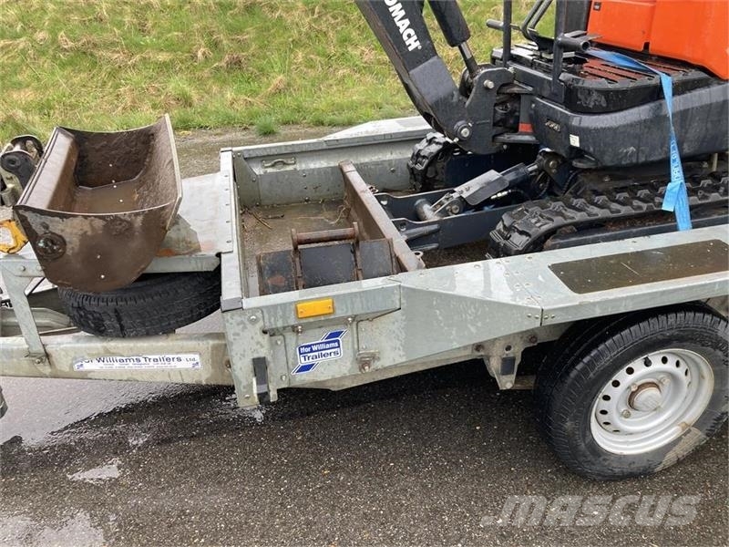 Ifor Williams GX 84 Maskintrailer med rampe og mange bindeøjer Otros remolques