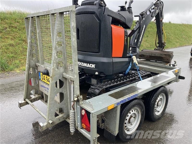 Ifor Williams GX 84 Maskintrailer med rampe og mange bindeøjer Otros remolques