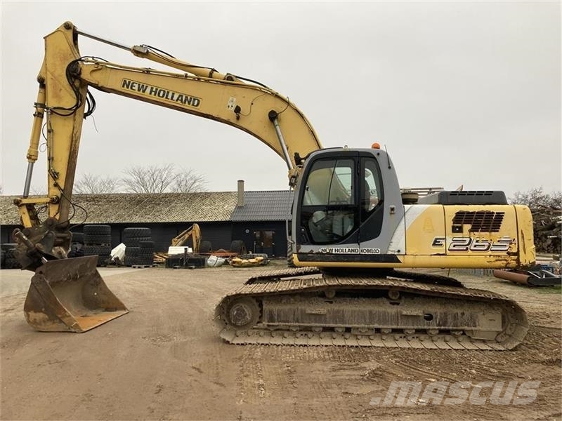 New Holland E 265 LC Kipbart planerblad og graveskovl حفارات زحافة