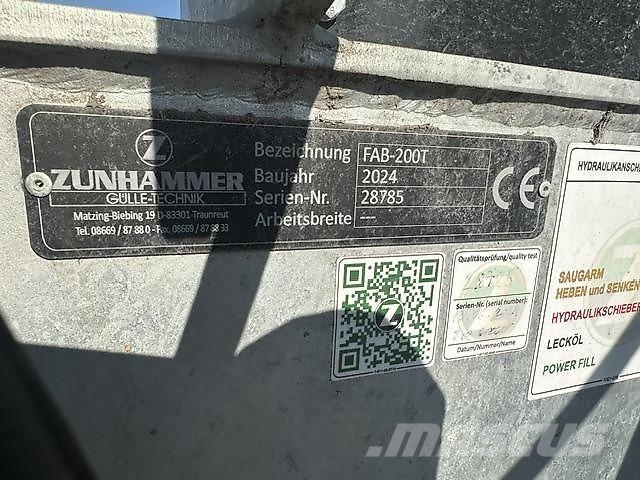 Zunhammer Profi - Fant FAB-200T Otras máquinas y accesorios para fertilización