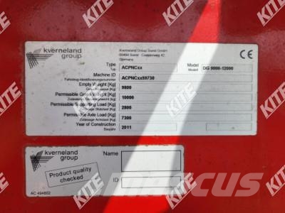 Kverneland DG 9000-12000 مثاقيب