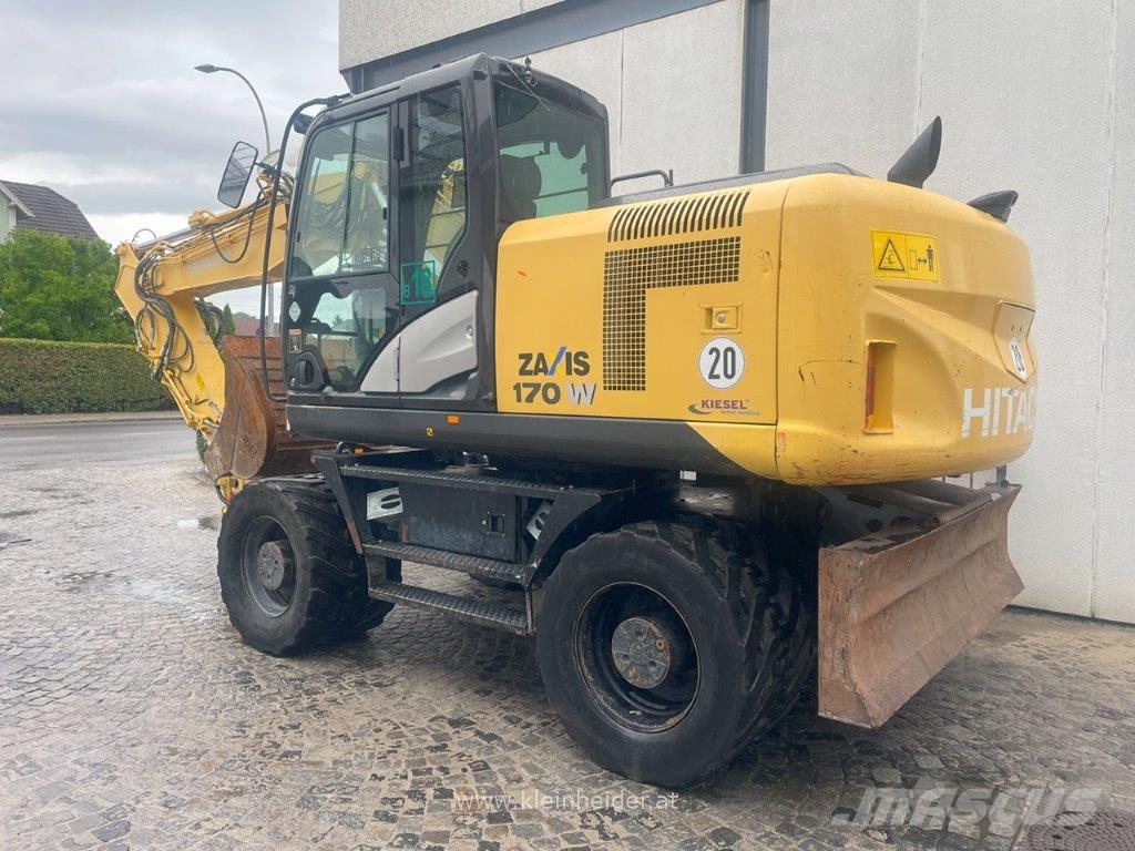 Hitachi ZX 170 W-5B Ekskavatori uz riteņiem
