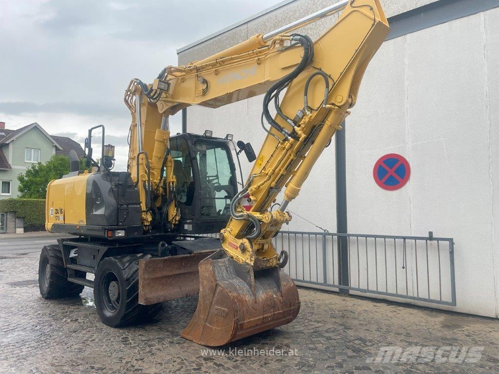 Hitachi ZX 170 W-5B Ekskavatori uz riteņiem