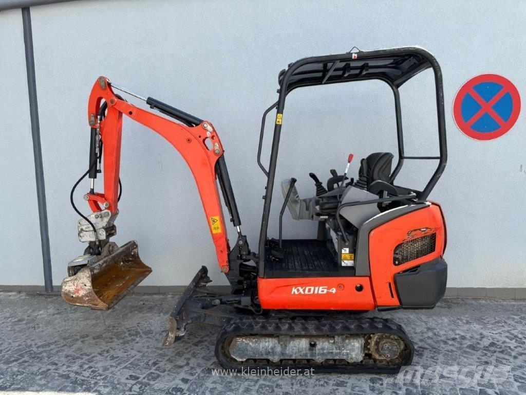 Kubota KX 016-4 canopy Εκσκαφάκι (διαβολάκι) < 7t