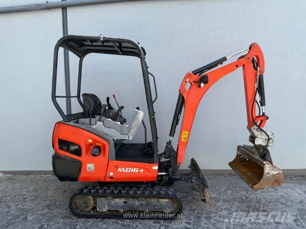 Kubota KX 016-4 canopy Εκσκαφάκι (διαβολάκι) < 7t