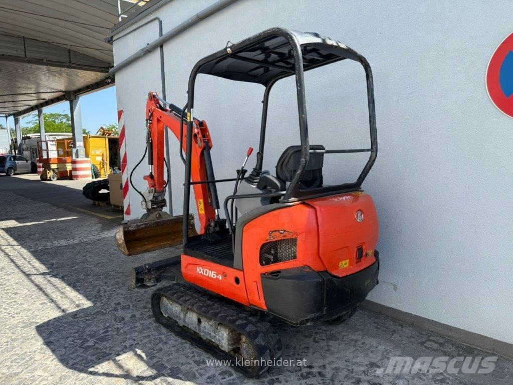 Kubota KX 016-4 canopy Εκσκαφάκι (διαβολάκι) < 7t