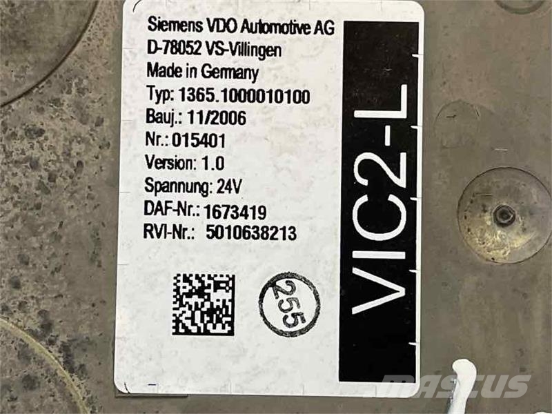 DAF ECU VIC2-L 1673419 Elektronika