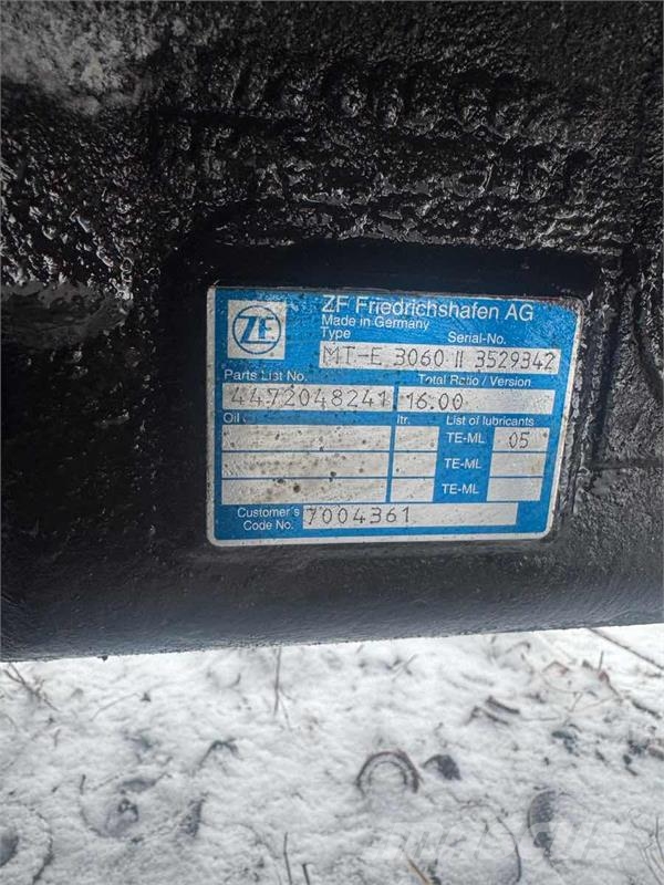 Hydrema REAR AXLE MT-E 3060 II Ejes
