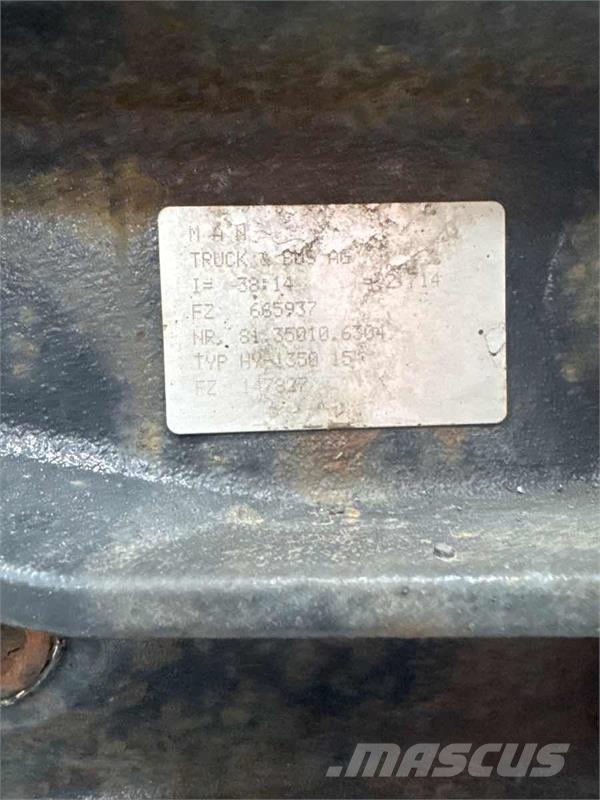 MAN DIFF HY-1350 - 2.714 // 81.35010-6304 محور العجلة