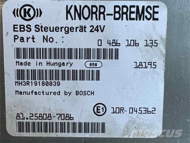 MAN ECU EBS 81.25808-7086 Elektronika