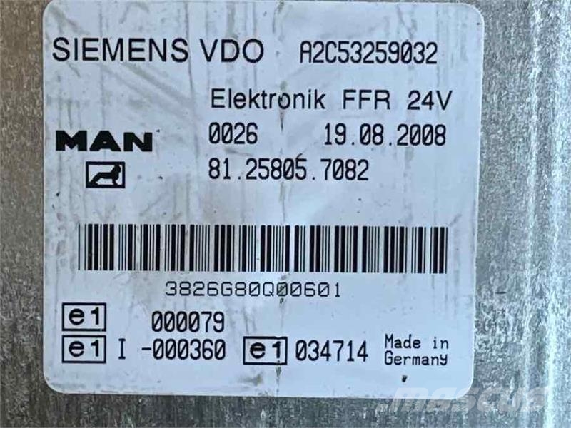 MAN ECU FFR 81.25805-7082 Elektronika