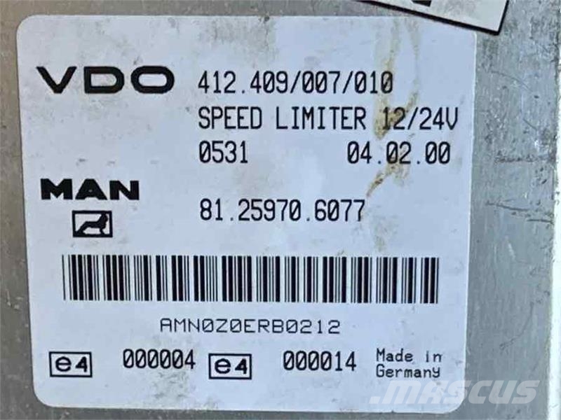 MAN ECU SPEED LIMITER 81.25970-6077 Elektronika