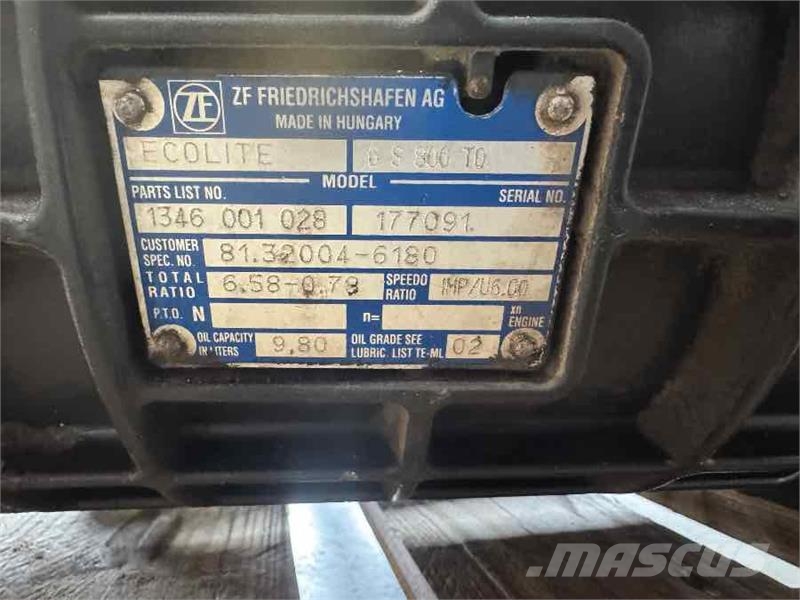 MAN GEARBOX 6S800 TO // 81.32004-6180 Menjači
