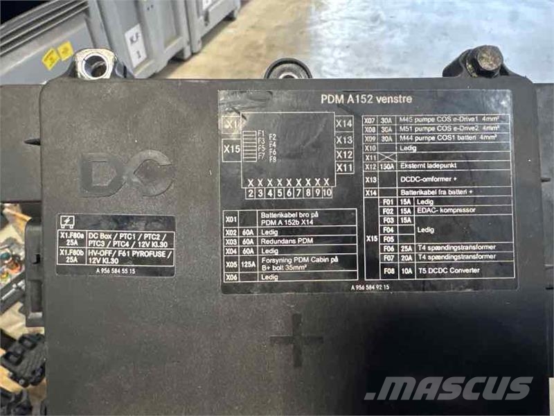 Mercedes-Benz eEconic PDM A152 LEFT A9605464140 Otros componentes