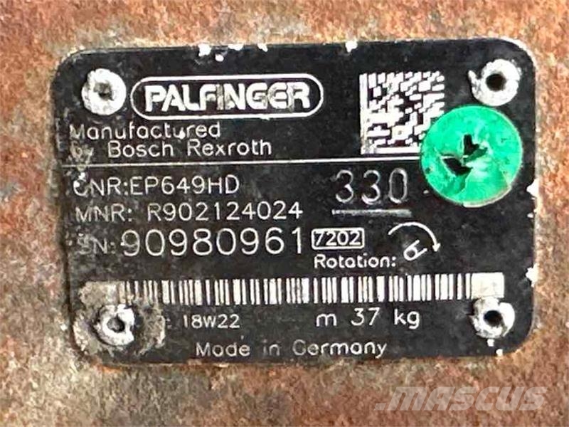 Palfinger / REXROTH HYDRAULIC PUMP EP649HD / 90980961 Hidráulicos