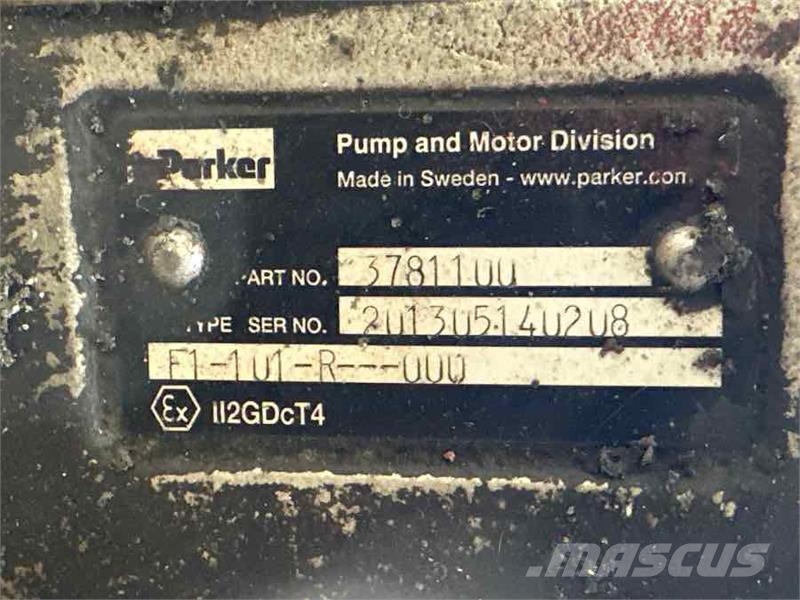 Parker HYDRAULIC PUMP 3781100 / F1-101-RR Гідравліка