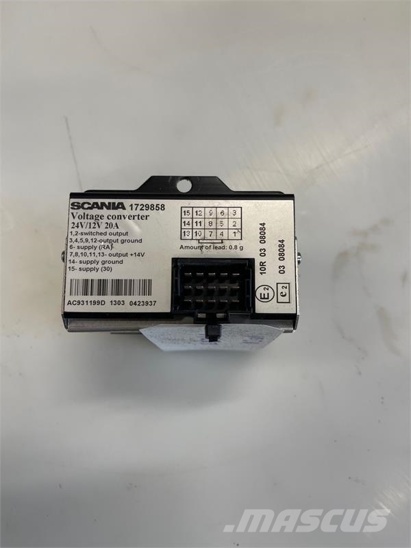 Scania 1729858 VOLTAGE CONVERTER Elektroonikaseadmed