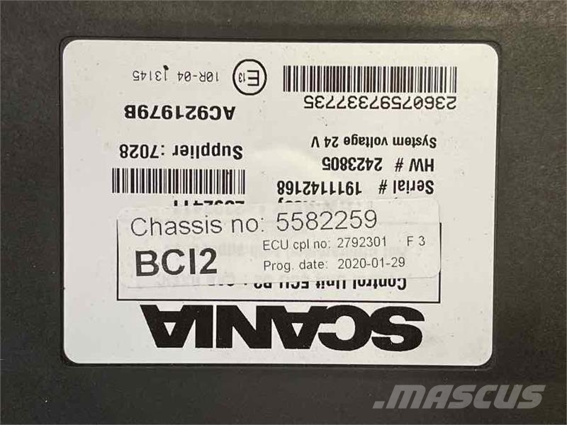 Scania ECU BWE 2792301 Elektronik