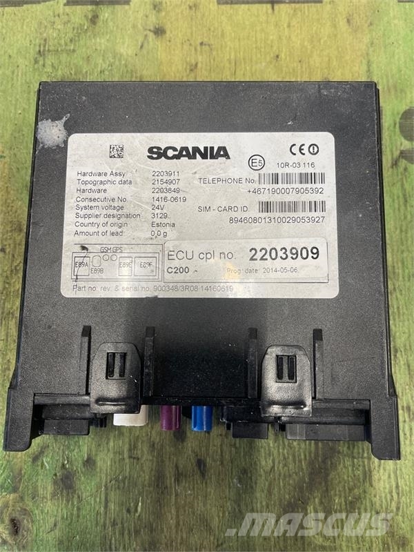 Scania ECU RTC 2203909 Elektroonikaseadmed