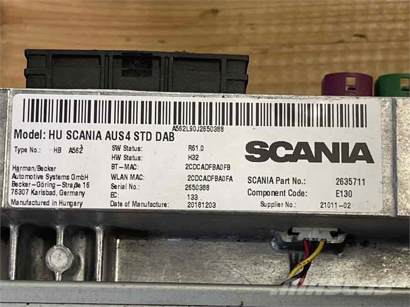 Scania NAVI / RADIO 2635711 Elektronik