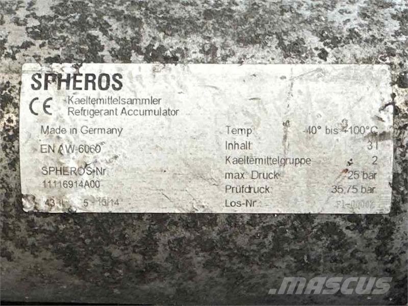  SPHEROS SPEHEROS FILTER 11116914A00 Transport - Anderen
